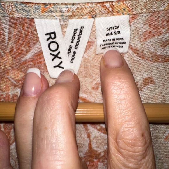 Roxy Maxi Wrap Dress S Floral Slow Down Time - Picture 6 of 7